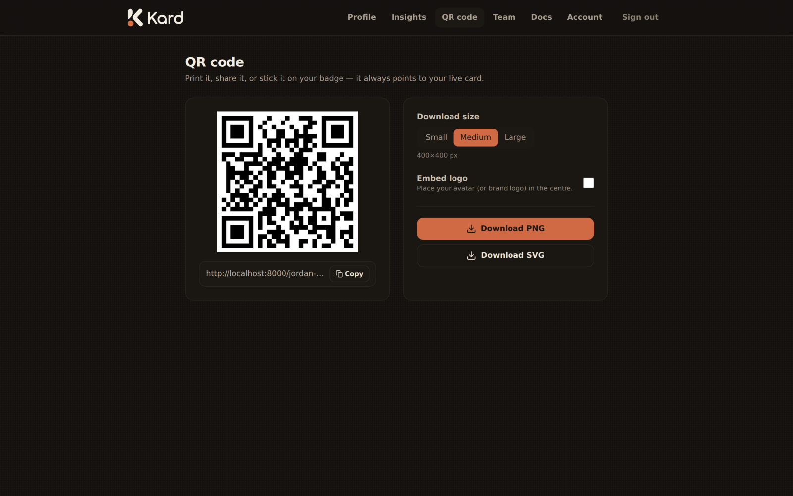 The QR code studio